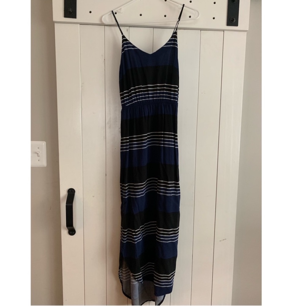 Striped maxi dress